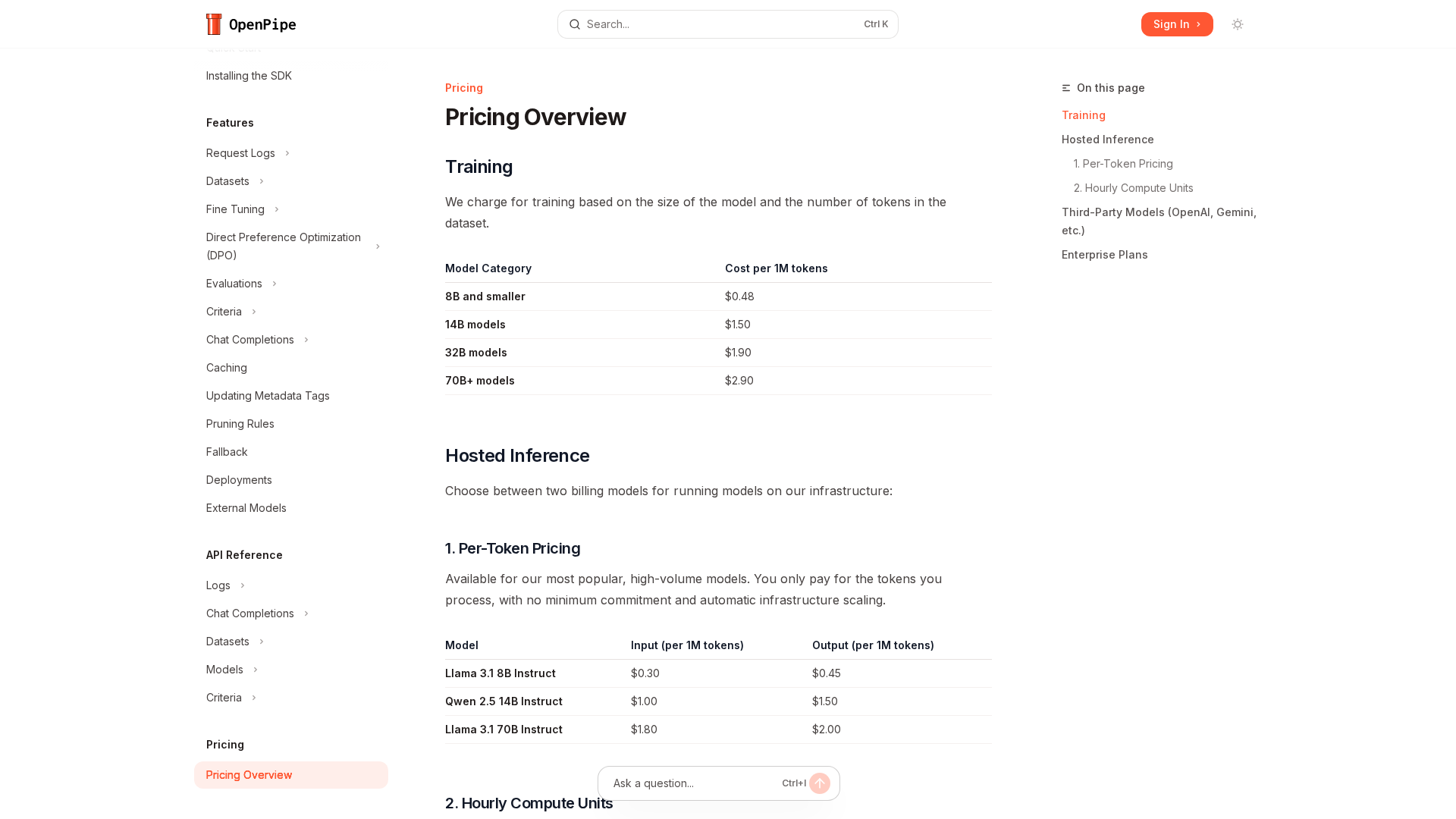 OpenPipe Screenshot 1