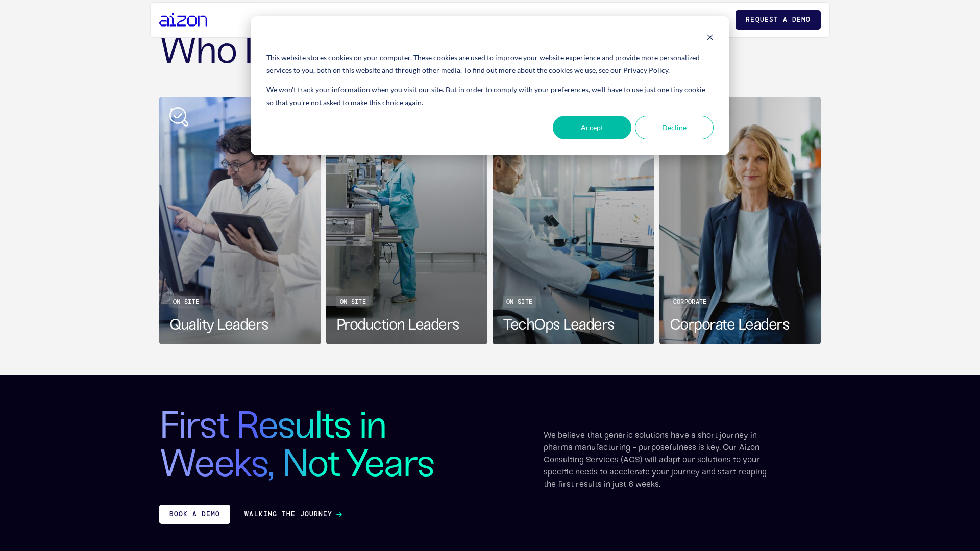Bigfinite, Inc. dba Aizon Screenshot 1