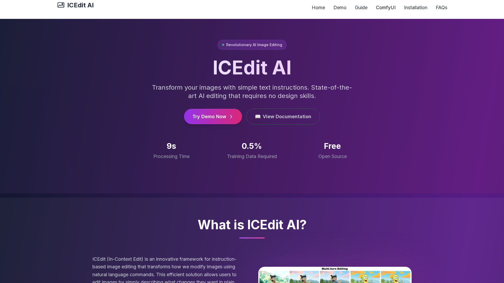 IC-Edit AI Screenshot
