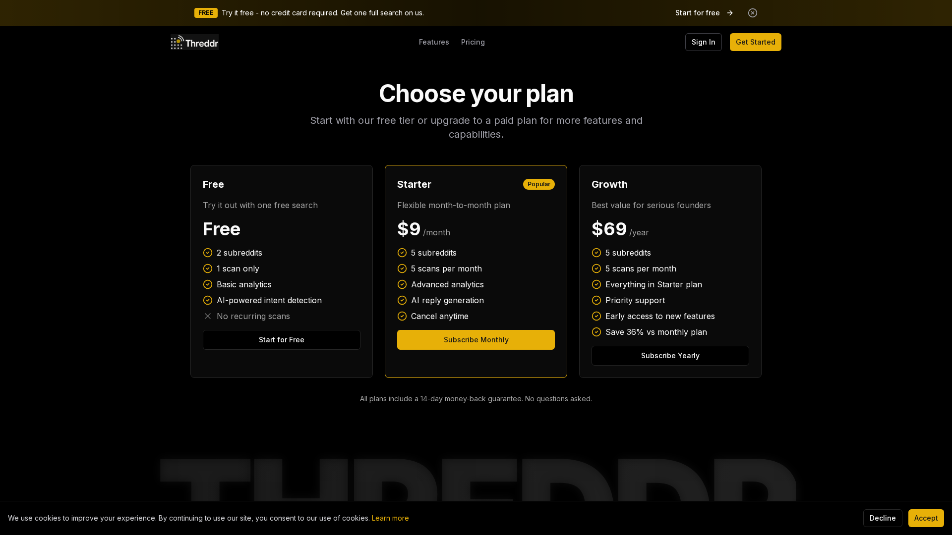 Threddr Screenshot 1
