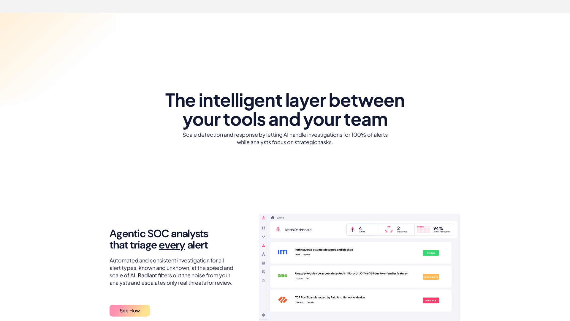 Radiant Security Screenshot 1