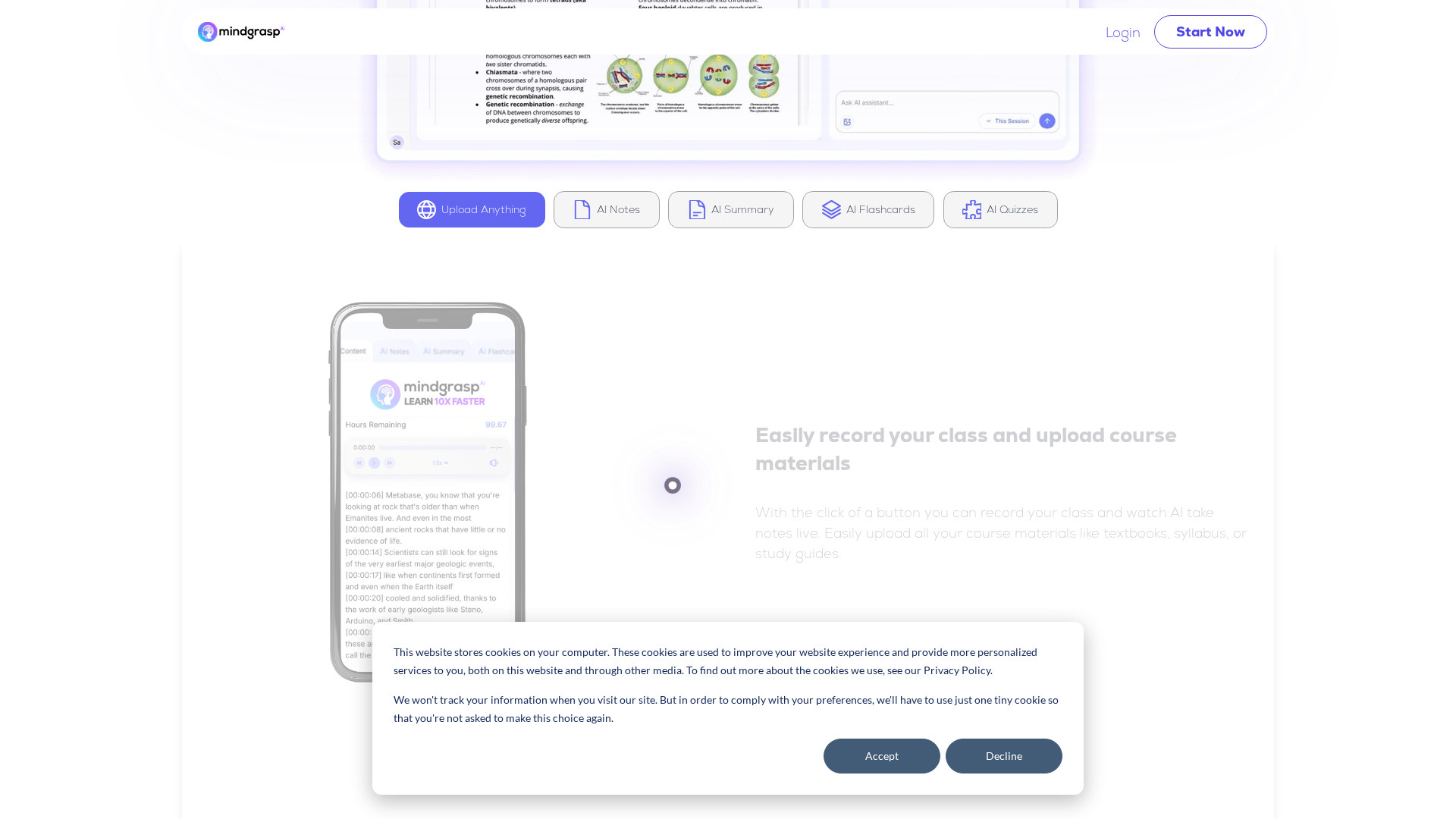 Mindgrasp.ai Screenshot 1