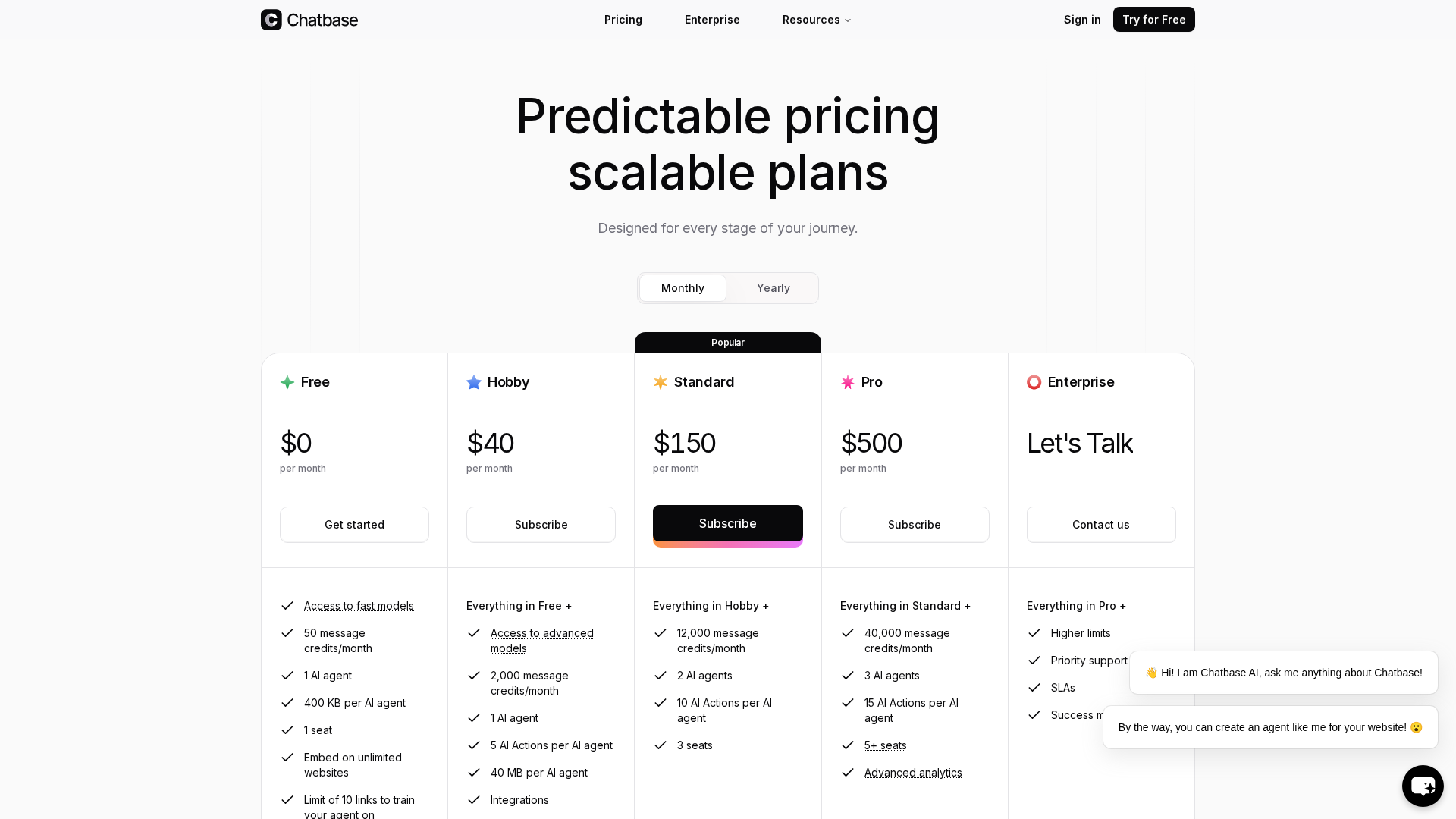 Chatbase Screenshot 1