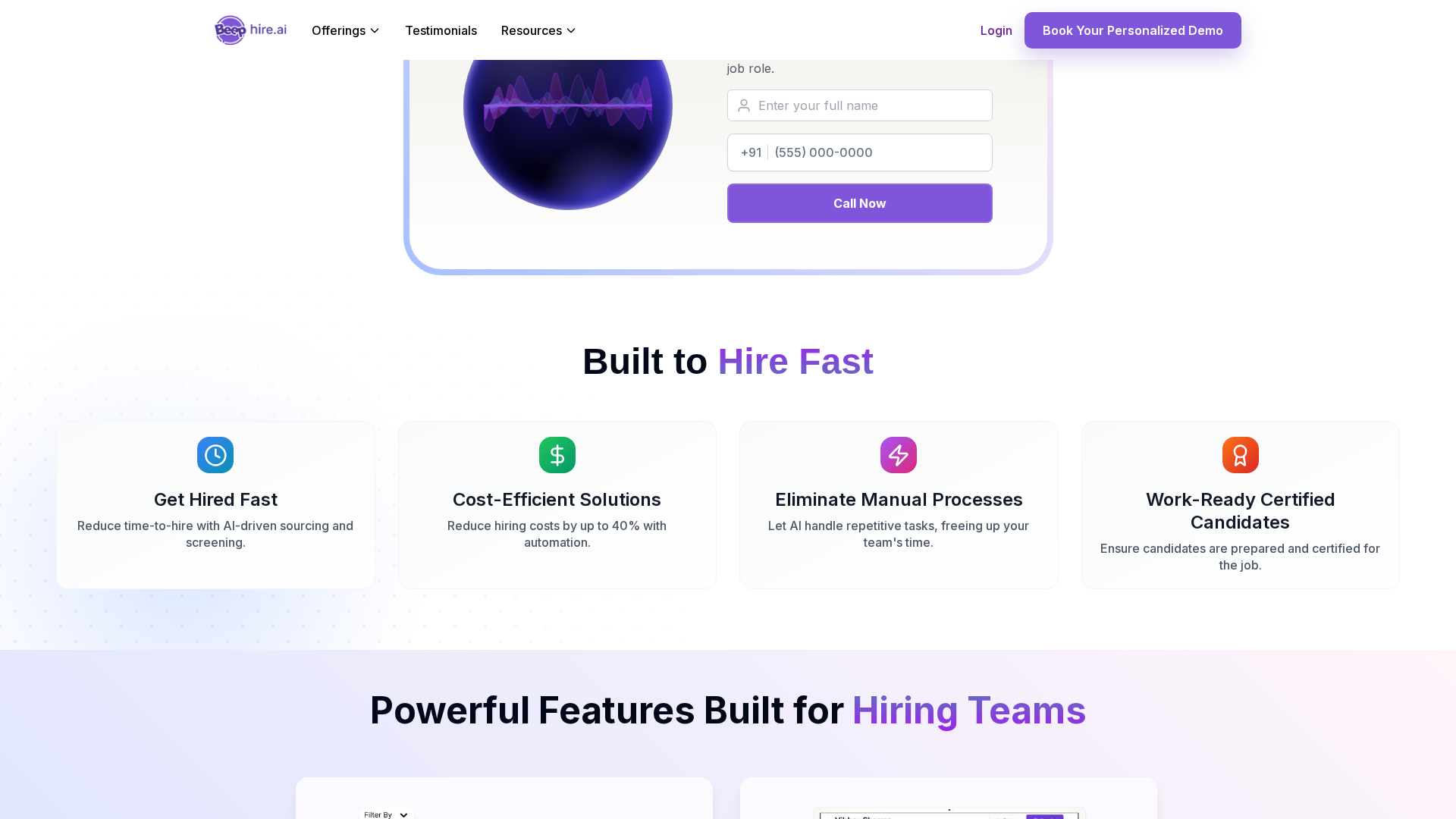 BeepHire.ai Screenshot 1