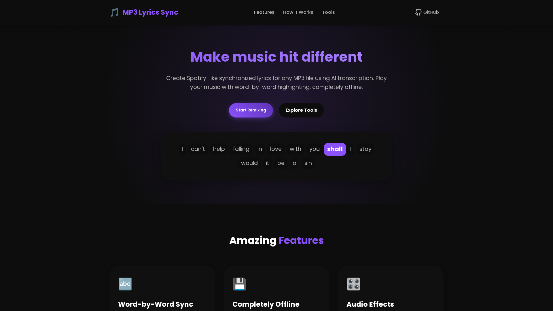 Create Live Lyrics Screenshot 1