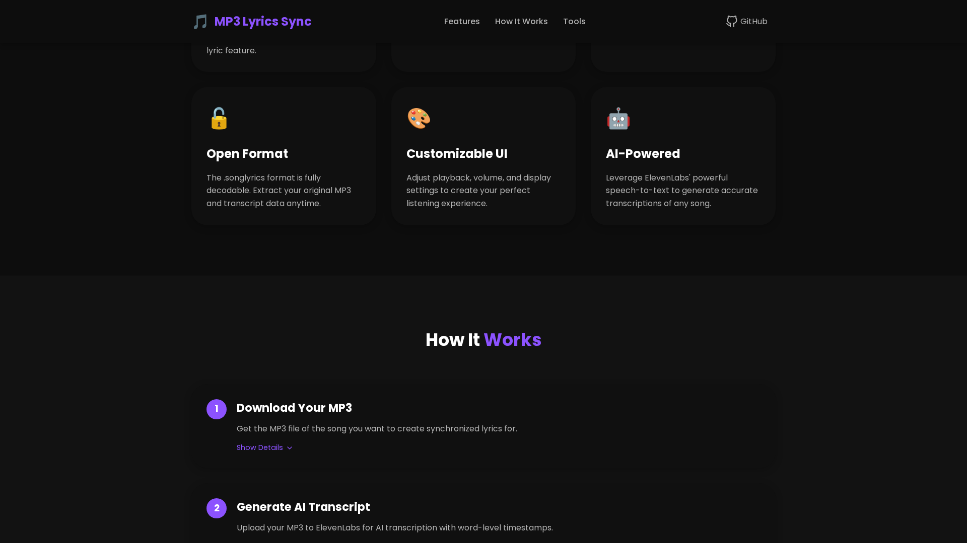 Create Live Lyrics Screenshot 1
