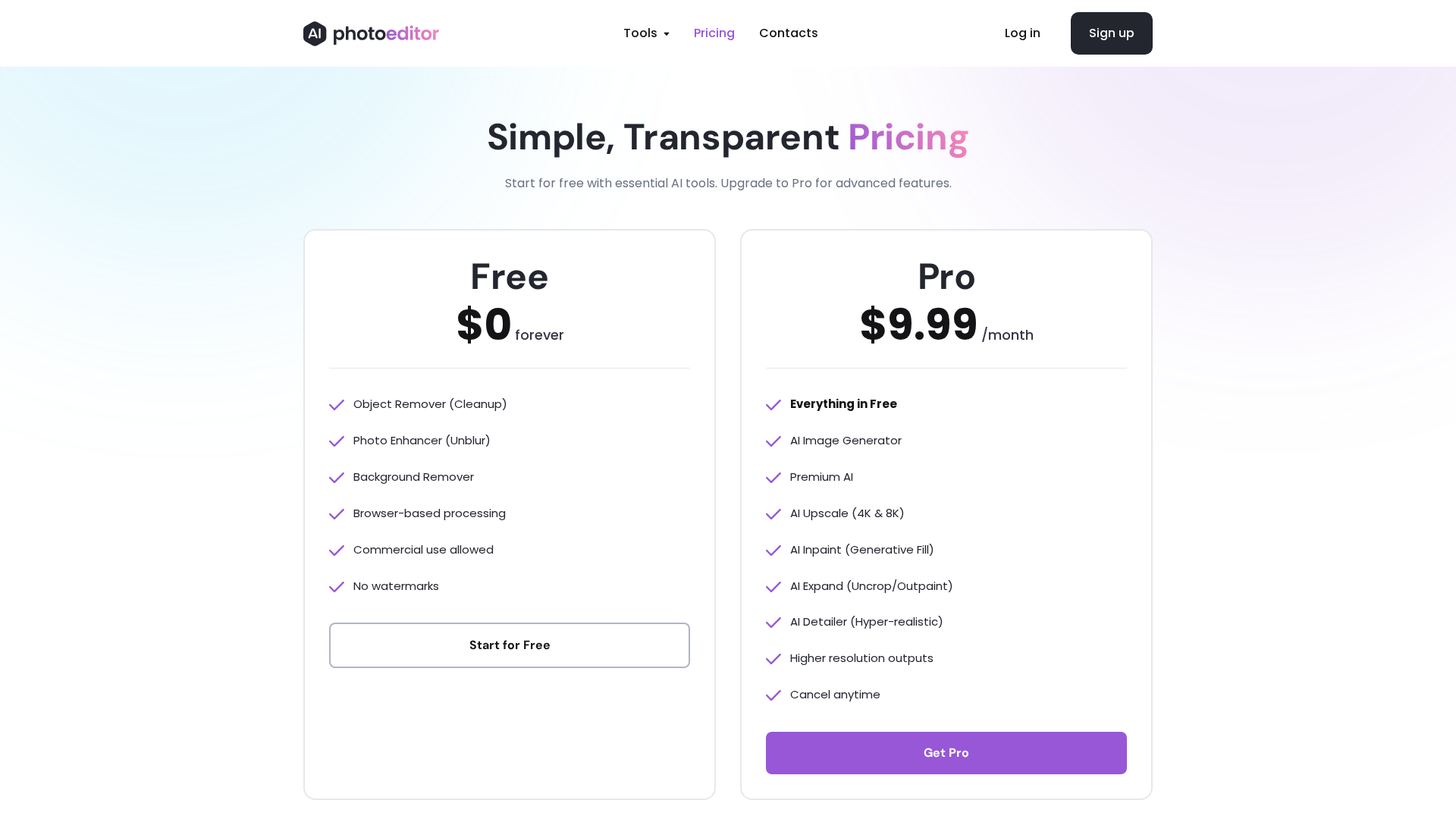 PhotoEditor.ai Screenshot 1