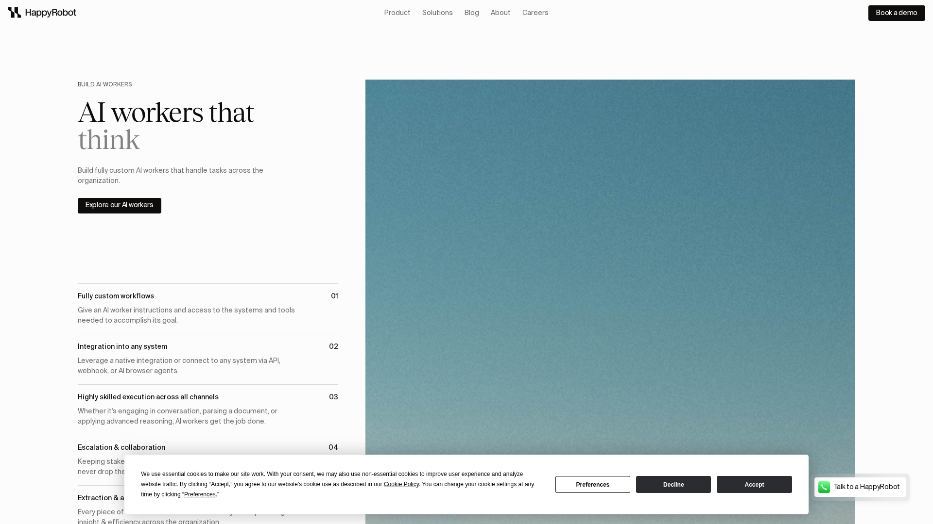 HappyRobot Screenshot 1