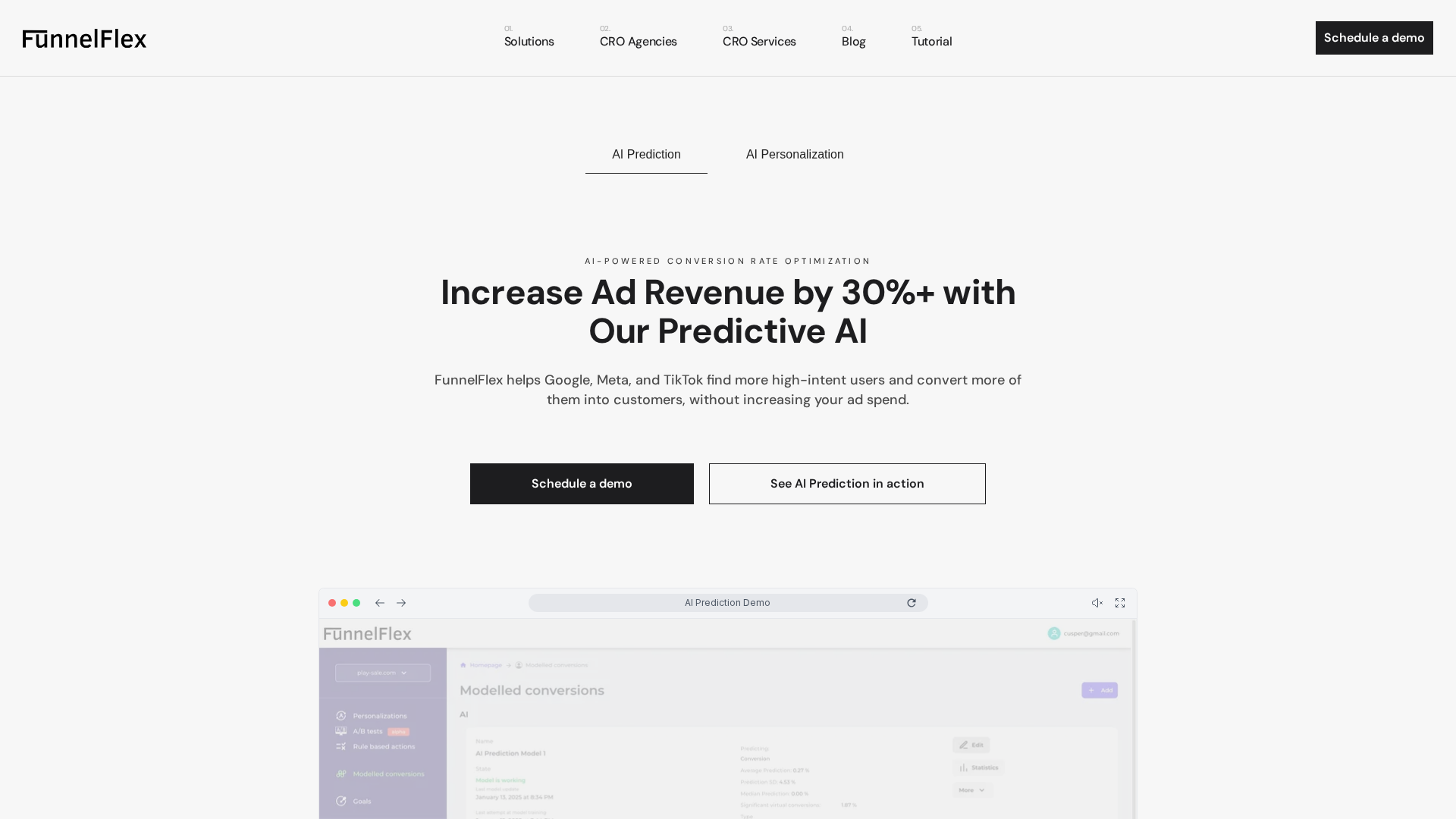 Funnelflex.ai Screenshot